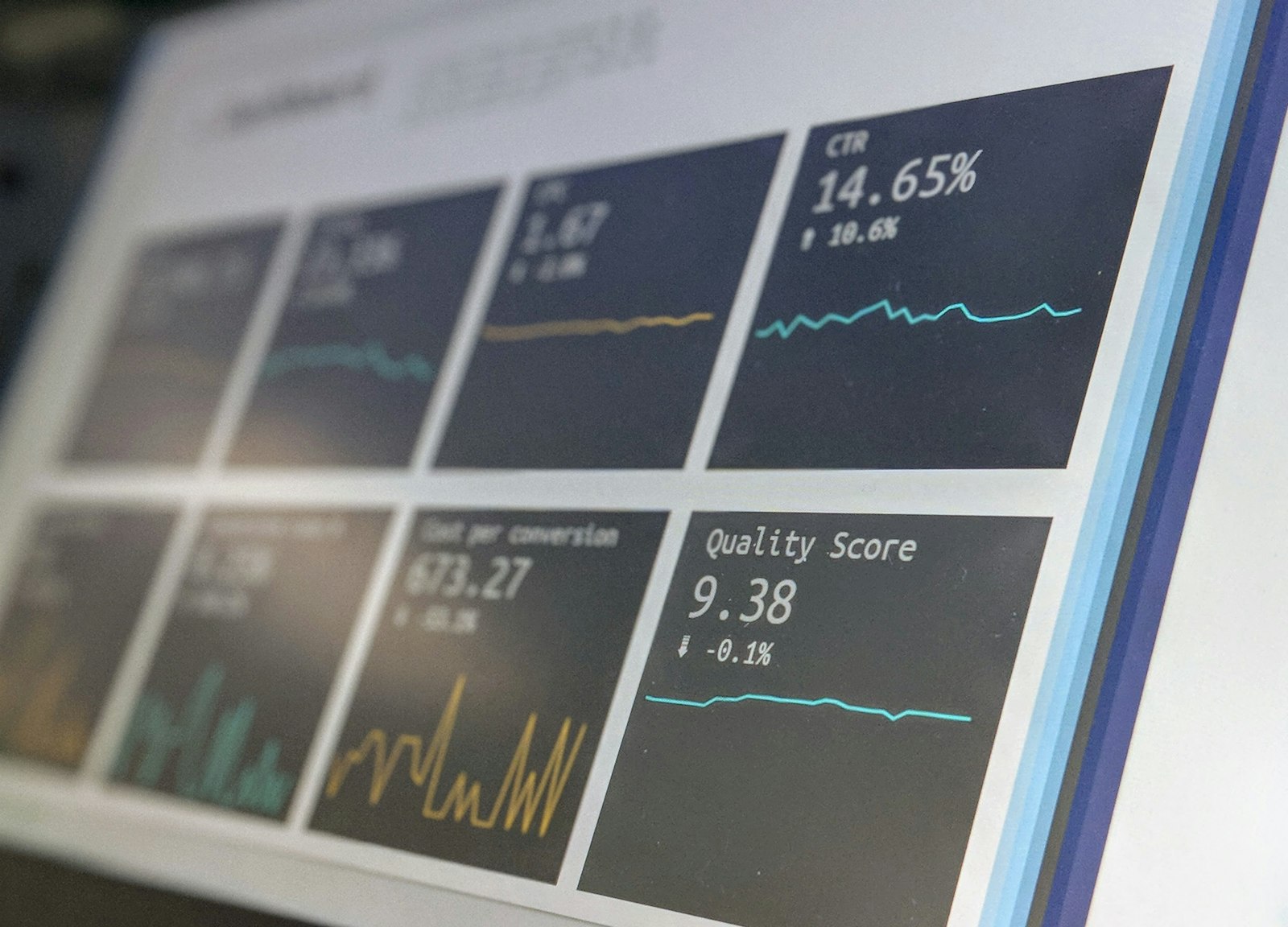 Customer journey technology stock photo